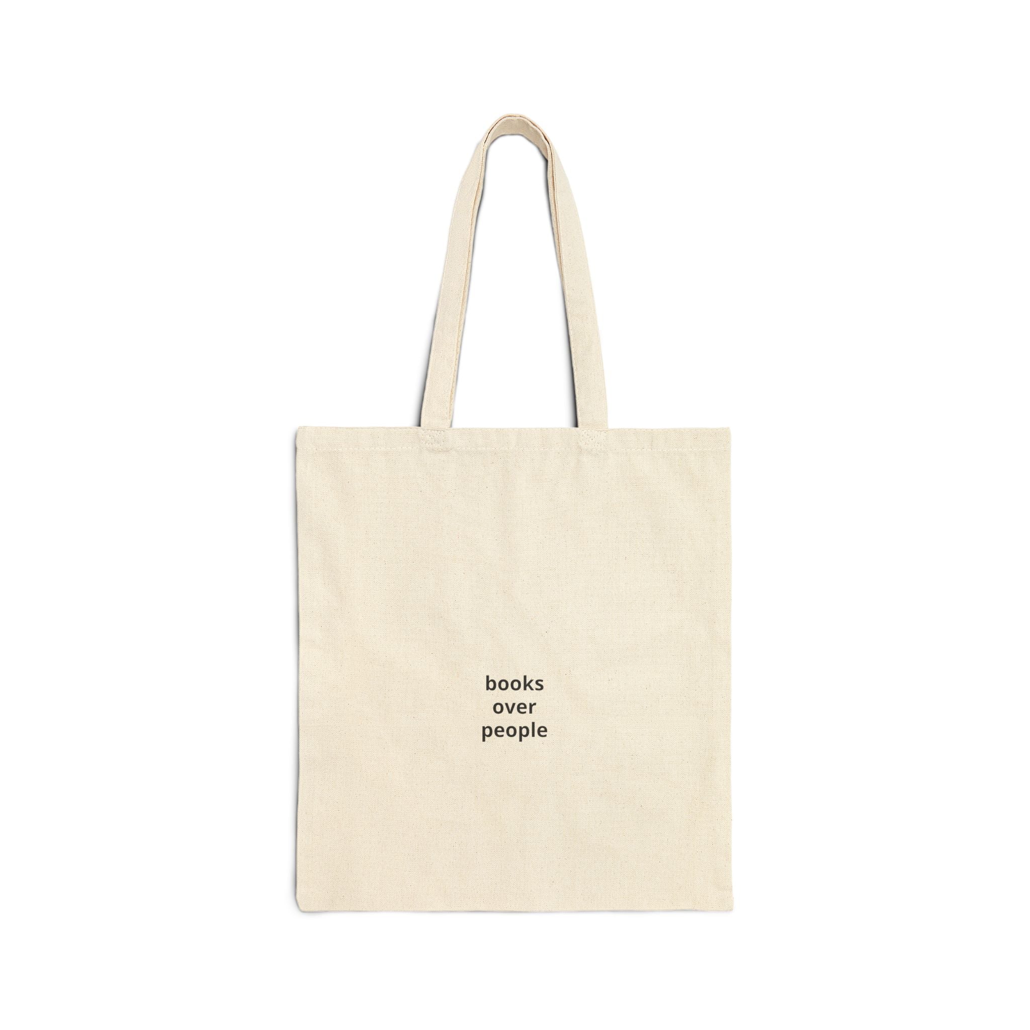 Books Over People Canvas Tote Bag