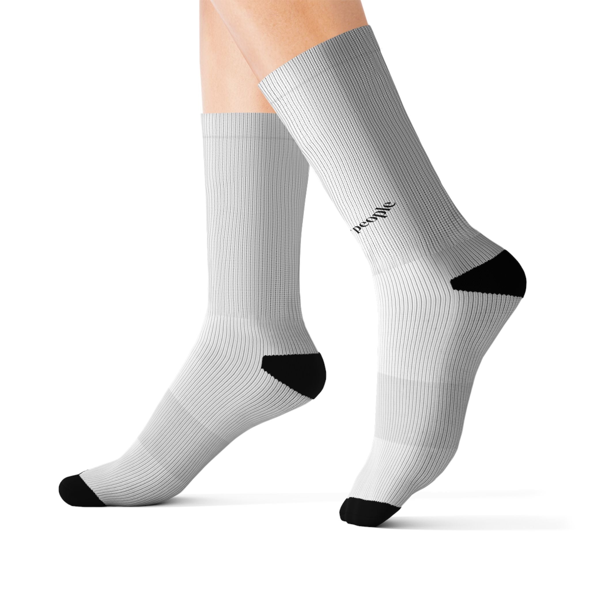 Custom Sublimation Crew Socks — Personalized All-Over Print Athletic Socks