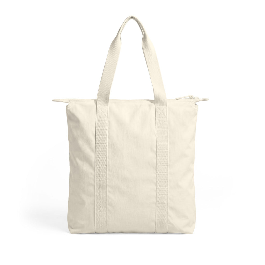 Canvas Tote — "Books Over People" Zippered Carry-All