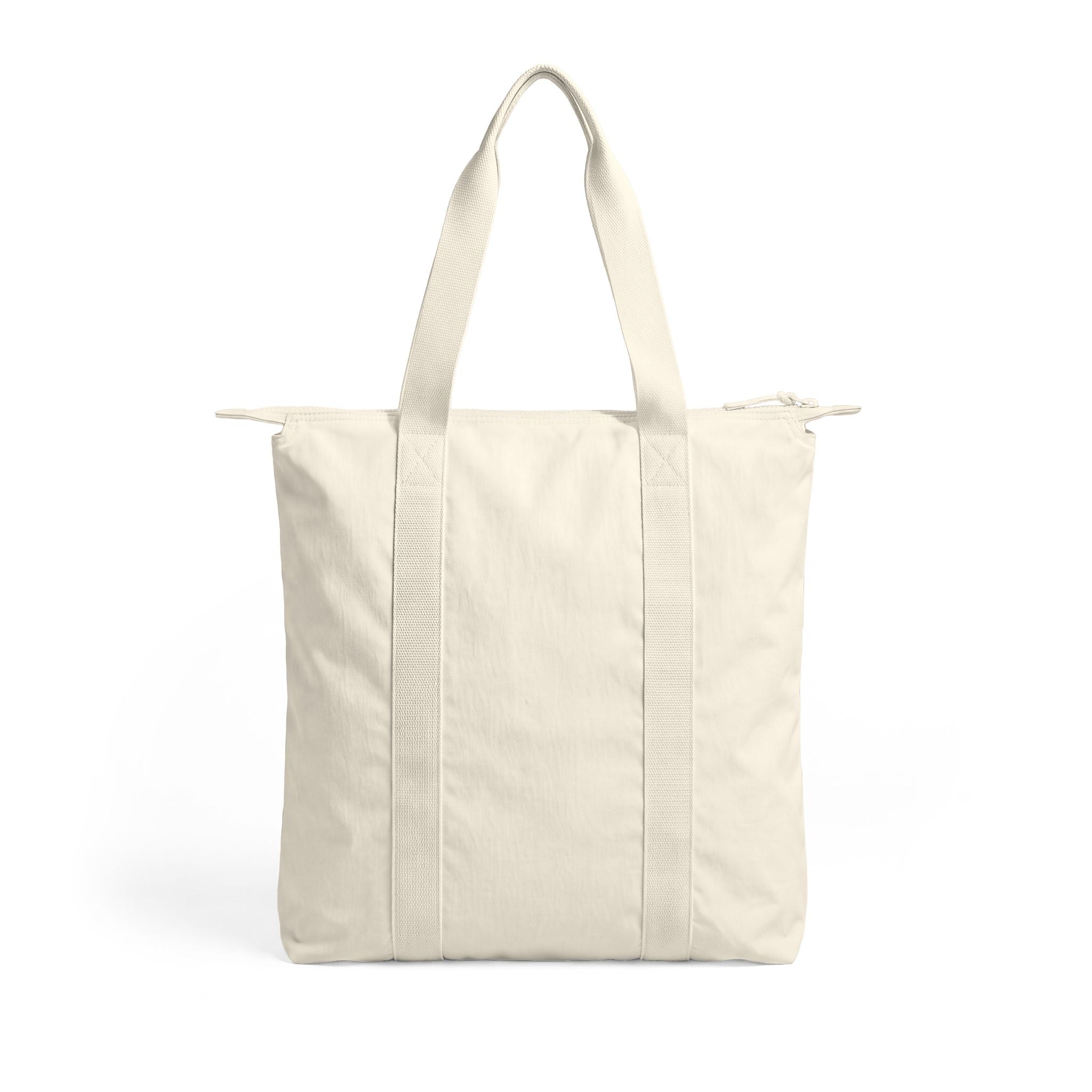 Canvas Tote — "Books Over People" Zippered Carry-All