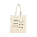 Canvas Tote Bag — “Be Good Do Good” Minimalist Eco-Friendly Grocery & Everyday Tote